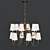 Elegant Glow: Alice Lane Chandeliers 3D model small image 1