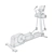 Ultimate Cross Trainer: Life Fitness 3D model small image 3