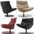 Modern Comfort: Kara Armchair 3D model small image 2