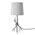 SABINA Table Lamp: Elegant Beige Design 3D model small image 2