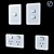 Modern Clipsal Iconic Series: Australian Plugs & Switches 3D model small image 1