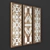 Madison Park Gabbie Natural Wood Wall Decor 3D model small image 2