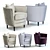 Dublin Armchair: Stylish, High-Detailed 3D Model 3D model small image 1