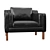 Modern Comfort: Rolando Club Chair 3D model small image 2