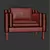 Modern Comfort: Rolando Club Chair 3D model small image 3