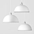 Sleek Steel Edison Lampshade 3D model small image 2