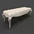 Elegant Velour Bench - Fratelli Barri RIMINI 3D model small image 1