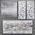 Title: Silver Abstract Paintings | Modern Art 3D model small image 1