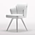 Elegant Leslie Dining Chair - Minotti 3D model small image 3