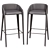 Sleek Steel Lamina Too Stool 3D model small image 1