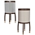 Sleek Modern Side Table 3D model small image 1