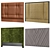 Elegant Headboard Collection №4 3D model small image 1