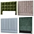 Elegant Headboard Collection №3 3D model small image 1