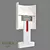OM Wall Lamp - Modern Design & Customizable 3D model small image 3