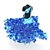 Sparkling Ruffled Dance Dress 3D model small image 1