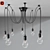 Wire Jungle Pendant Lights 3D model small image 1