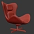 Contemporary Calligaris Lazy Armchair 3D model small image 3