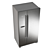 Bosch KAN90VI20R: Sleek and Spacious Refrigerator 3D model small image 2