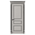 Elegant Wood Door 3D model small image 3