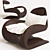 Cozy Cushioned Armchair 3D model small image 3