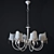 Elegant Kate Chandelier: FR2749-PL-08-WG 3D model small image 1