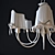 Elegant Kate Chandelier: FR2749-PL-08-WG 3D model small image 2