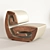 Sedes Regia LIU: A Fossil-Shape Chair with Functional Twist 3D model small image 3