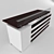 Sleek Office Desk: Modern Design 3D model small image 3