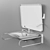 Accessible Sink with Mirror and Handrails 3D model small image 3