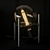 Saturn Table Lamp: Sleek Metal Design 3D model small image 2