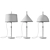 Modern Desk Lamp | Wastberg Nendo 3D model small image 3