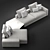 Modern 5 Seater Flou Myplace Sofa 3D model small image 2