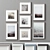 Versatile Collection of 7 Picture Frames 3D model small image 1