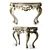 Luxury Venezia Console: Elegant and Spacious 3D model small image 1