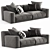 Poliform Seoul Paris 2 - Modern Furniture in Stunning Dimensions 3D model small image 2