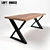 Elegant Karagach Wood Table 3D model small image 2