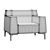 Luxury Jera Lounge Armchair: Unparalleled Comfort & Style 3D model small image 3