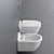 Duravit Starck 3 Wall WC 3D model small image 2