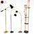 Modern Metal Floor Lamp Set 3D model small image 1