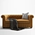 Elegant Chesterfield Sofa, Multiple Finishes 3D model small image 3