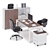 LAS LOGIC: Versatile Office Workstation 3D model small image 2