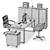 LAS LOGIC: Versatile Office Workstation 3D model small image 3