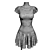 Guipure Latin Bikini Dress 3D model small image 3