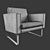Elegant CH101 Arm Chair: Carl Hansen 3D model small image 3