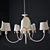 Elegant Freya Kate Chandelier 3D model small image 2