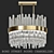 Elegant Round Chandelier - Bond Street 3D model small image 1