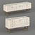 Stylish Bellagio Sideboards with Legs 3D model small image 2