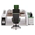LAS LOGIC Office Workspace 3D model small image 2