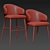 Elegant Modrest Carlton Chair 3D model small image 3