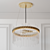 Elegant Orion Crystal Chandelier 3D model small image 2